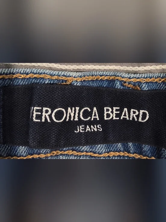 Veronica Beard Grant Wide Leg Cropped Jeans Size 28 - Picture 7 of 9